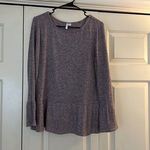 Elle tunic lightweight sweater pinkish